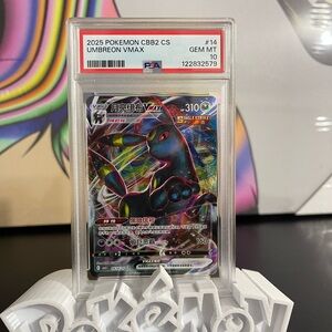 🔥 2025 Pokémon CBB2 CS Umbreon VMax - PSA 10 GEM MINT🔥